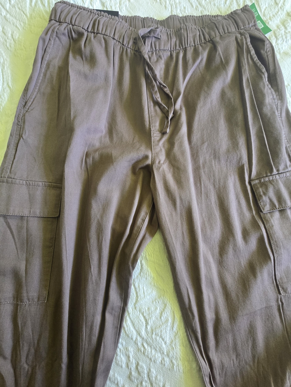 GAP Women's Brown Cargo Jumpsuit-Style Pants Medium Tall